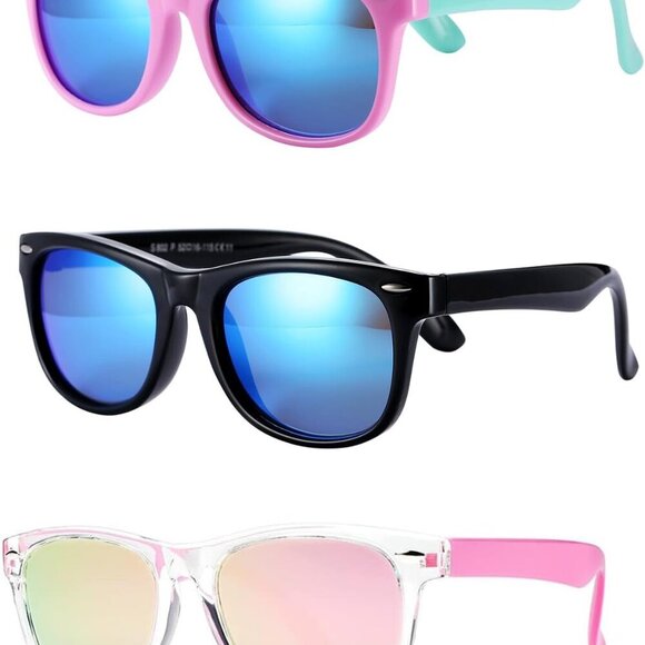 Other - Kids Polarized Sunglasses, Flexible TPEE Rubber Toddler Shades for Girls Boys, A